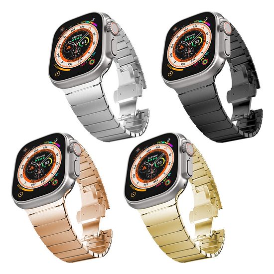 애플워치5 44mm 호환 라인 체인 메탈 스트랩 ss071