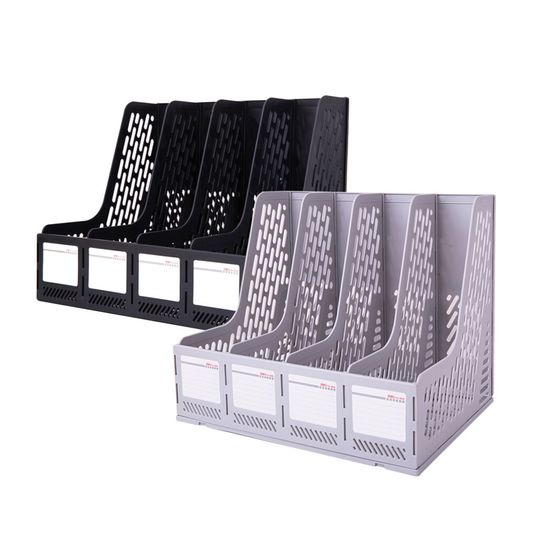 델리 조립식 데스크 서류꽂이 4단