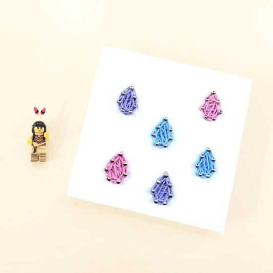 꼬마 빗방울 스트링아트 만들기 패키지 DIY