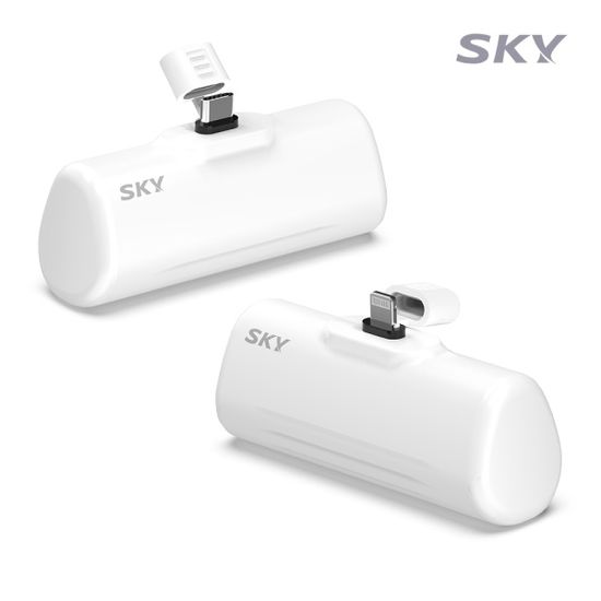 [1+1]스카이 필 미니 도킹형 보조배터리 5000mAh X12