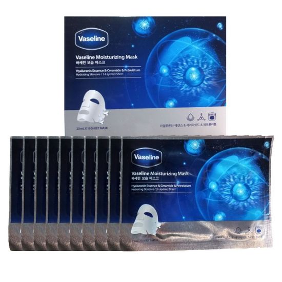 바세린 보습마스크팩-1세트(10매)(WB827ED)