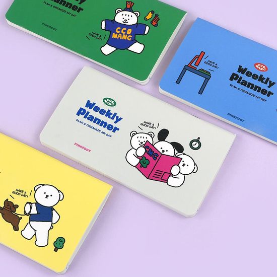 핑크풋 꼬망위클리플래너