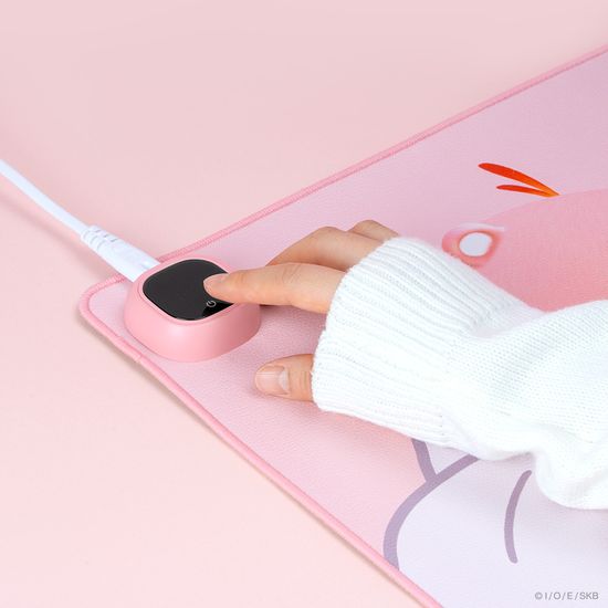 잔망루피 따뜻한 온열 장패드 데스크매트