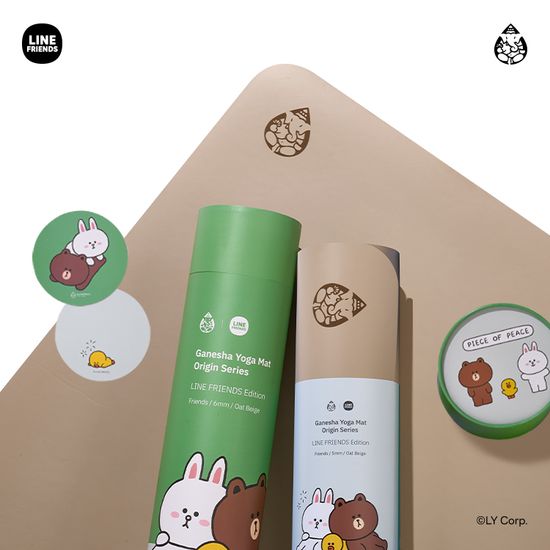 가네샤요가매트 라인프렌즈 에디션 프렌즈 6mm