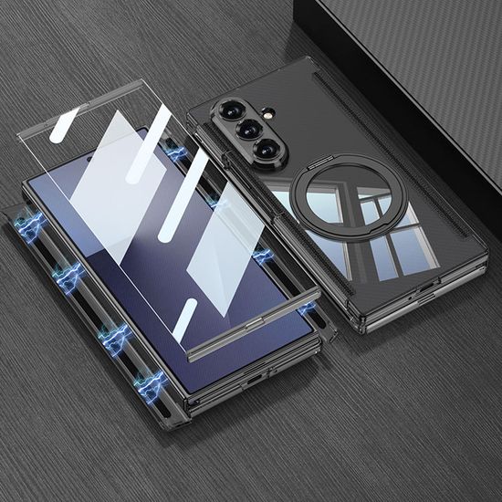 갤럭시 트라이폴드 맥세이프 그립 링 슬림 투명케이스