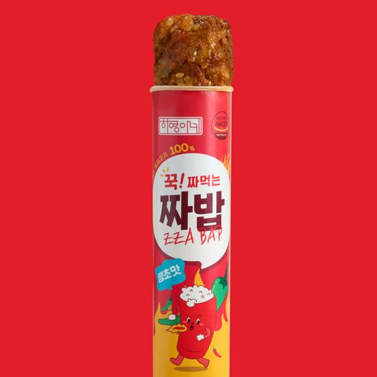 간편하게 꾹 짜먹는 짜밥 땡초맛 80g x 10개