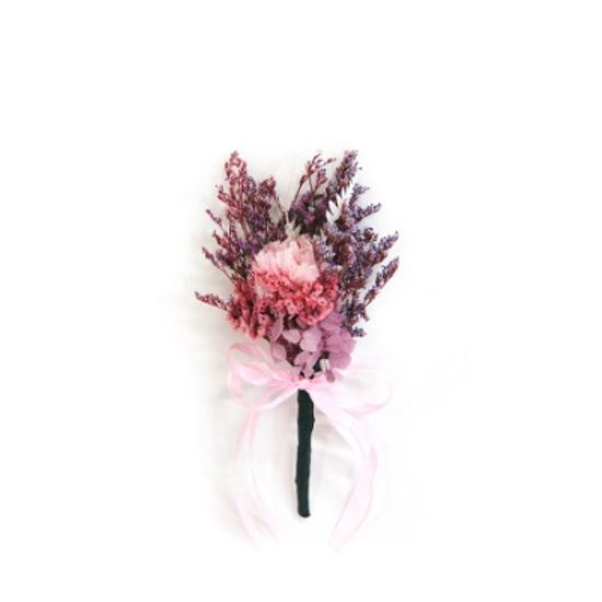 프리저브드 카네이션 코사지