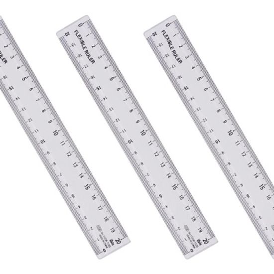 1200 구부러지는투명자(20cm)
