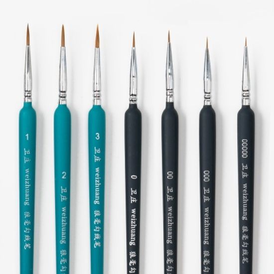 유화붓 세필붓 7종 (낱개)