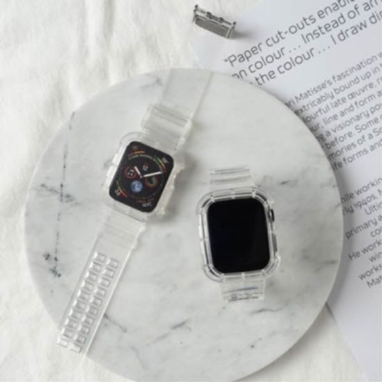 [오늘도착/필름증정] 애플워치 투명 클리어 스트랩 