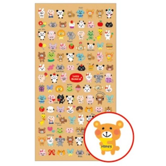 마인드웨이브 쁘띠 스티커 럭키애니멀(st193)