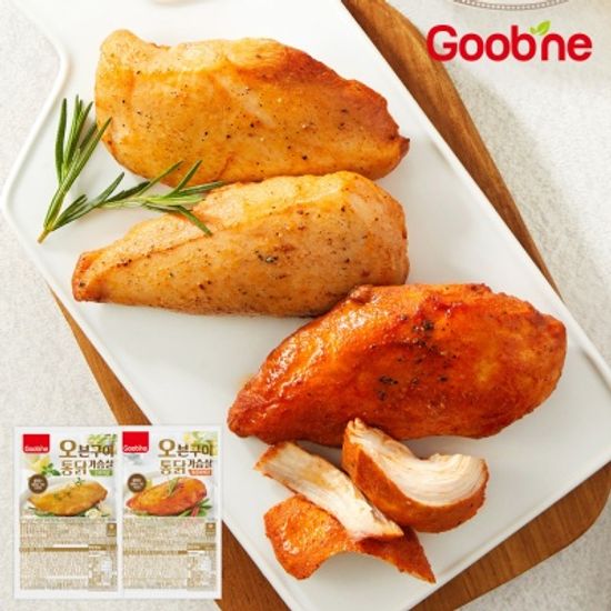 [굽네 오통닭]오븐구이 통 닭가슴살 110g 2종 12팩set