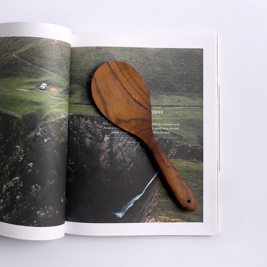 오 티크 우드 주걱 1p