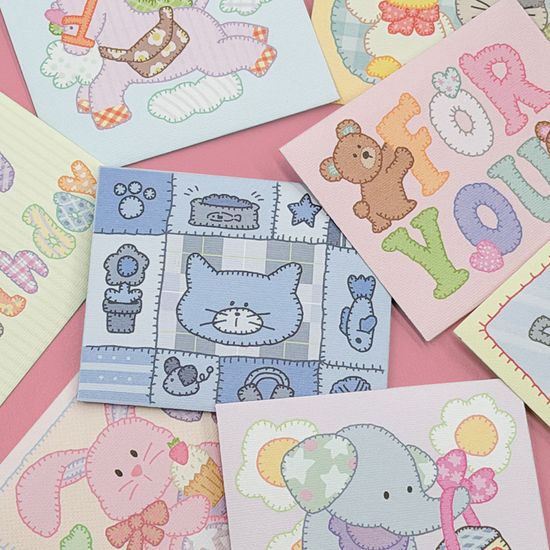 꼼지락 퀼트 미니 편지지