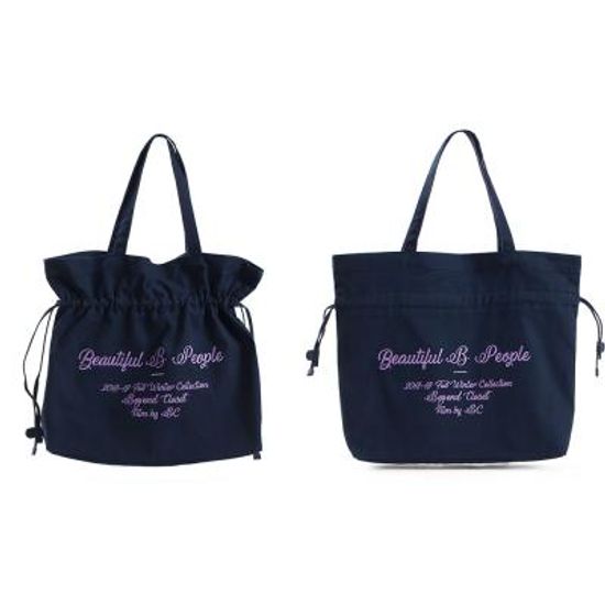 [비욘드클로젯X매니퀸]컬랙션라인 스트링토트백네이비