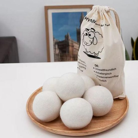 엉킴방지 세탁볼 빨래볼 양모볼 6개+보관함 볼 L325