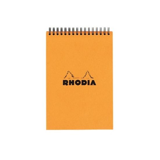 [로디아]스프링 노트패드 A6(오렌지) 격자 13500