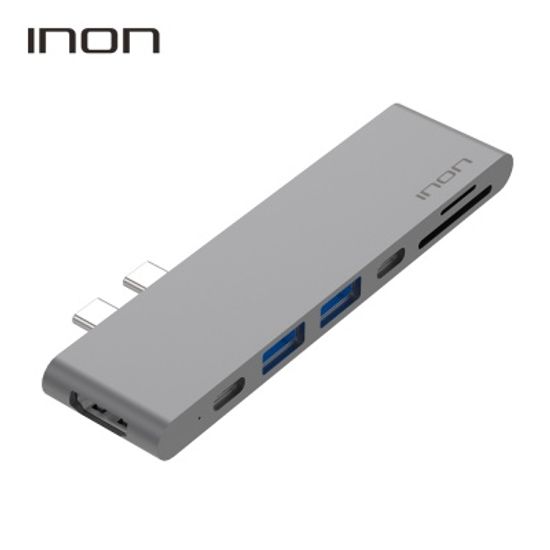 아이논 USB 3.0 C타입 듀얼 7in1 멀티허브 IN-UC310C