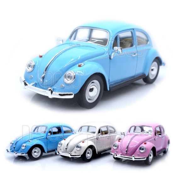 1:24 폭스바겐 비틀 파스텔 미니카 다이캐스트