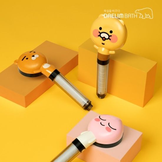 카카오프렌즈 필터샤워기 라이언 어피치 춘식이 3종