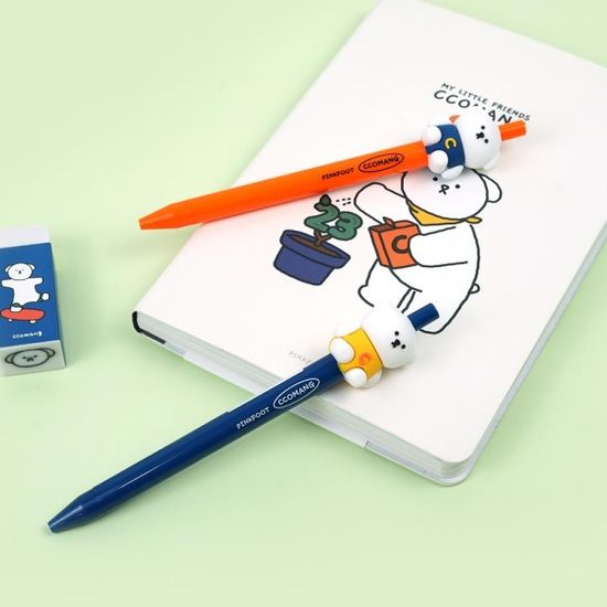 핑크풋 꼬망노크중성펜