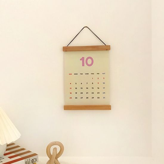 2025년 컬러 포스터 벽걸이 달력 A4