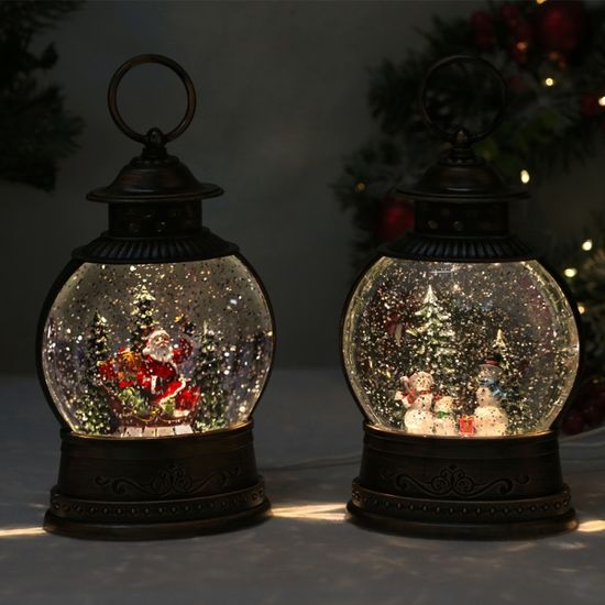 크리스마스 오르골 - 올드맨 슬레이드 워터볼 무드등