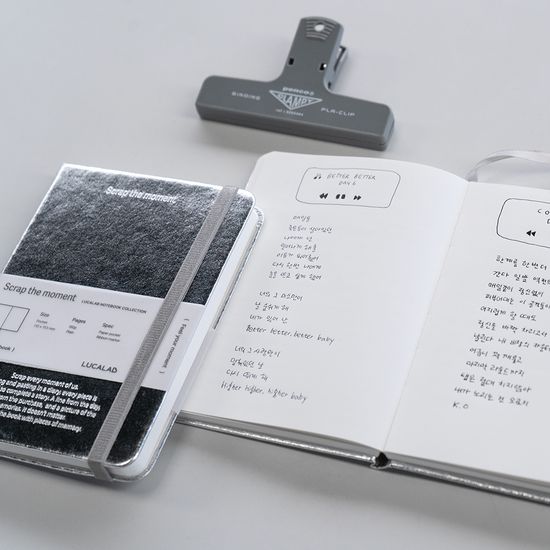 루카랩 스크랩 더 모먼트 플레인 포켓 노트