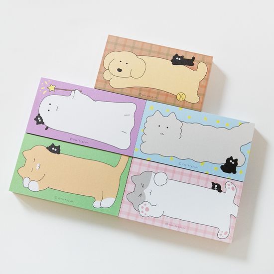 [버숨] 길쭉 떡메모지 치즈