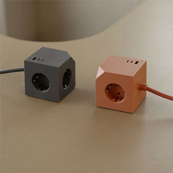 오리지니크 고용량 어댑터 3구 6구 USB -유선1.5m