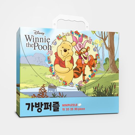 곰돌이 푸우 판퍼즐 15+20+25+30조각 4종 세트