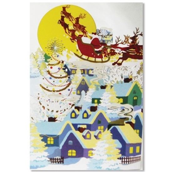 홀마크 크리스마스 3단입체카드 3종