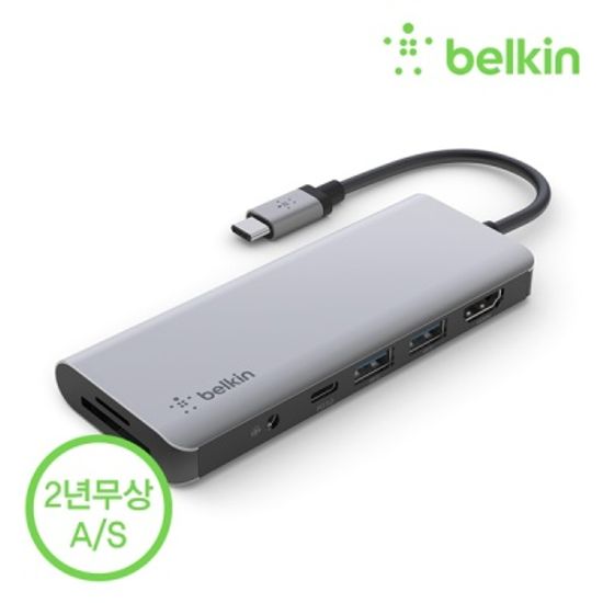 벨킨 7in1 USB-C타입 멀티 허브 AVC009bt