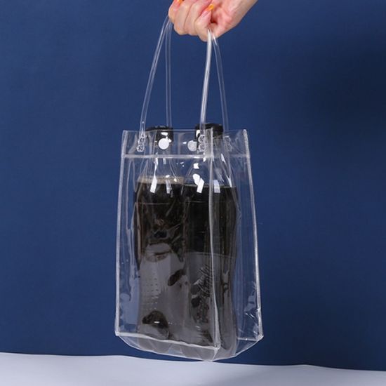 투명 PVC 쇼핑백 10p세트(15x25cm) 선물가방
