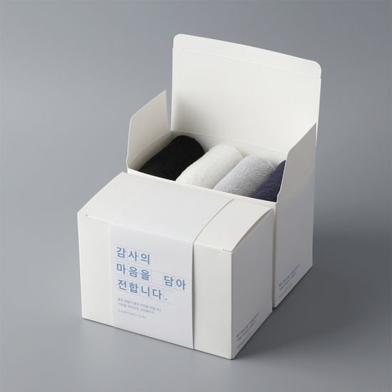 남녀공용 수면 양말 선물 세트 L 4켤레 1세트 (3종)