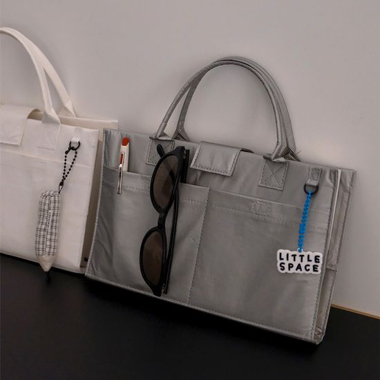 북메이트 북커버백_화이트/ 실버 (사이즈 선택)