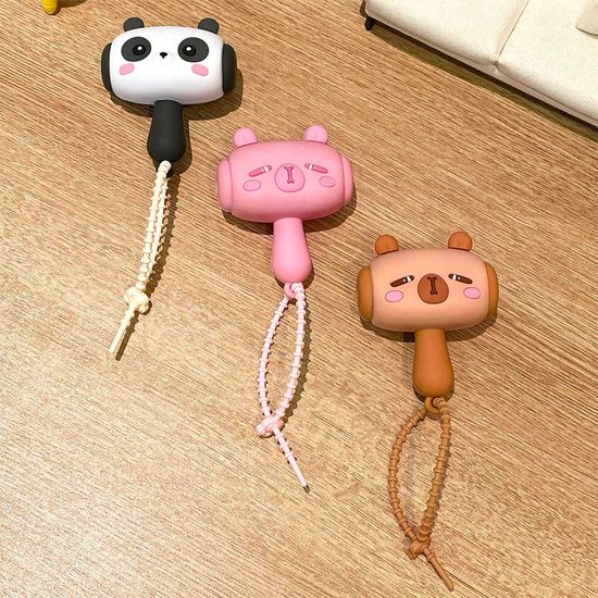 큐트 동물 사운드 해머 키링 소리나는 망치 피젯토이