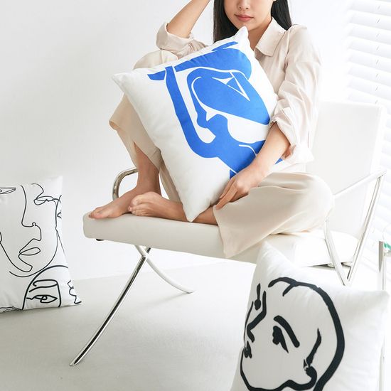 러프 소파 쿠션커버 45x45 앙리 마티스 E 2P