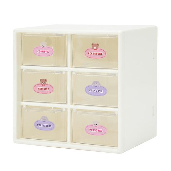 아트박스 미니서랍장 6칸 화이트