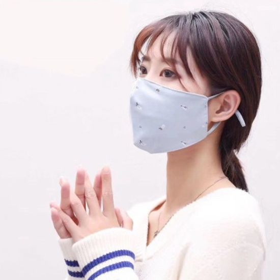 겨울용 3중필터 숨쉬기편한 린넨 깃털 면 입체 마스크