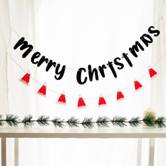 크리스마스 산타모자 가랜드