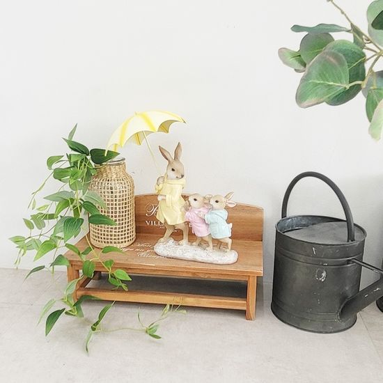 크림옐로 토끼 나들이 소풍