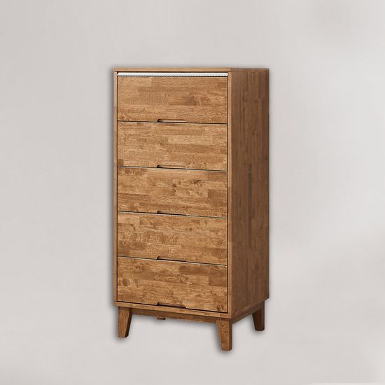 아디 고무나무 원목 서랍장 5단 600 (착불배송)