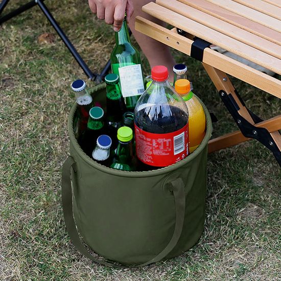 [엣모어]멀티 접이식 캠핑 바구니(20L) (카키)