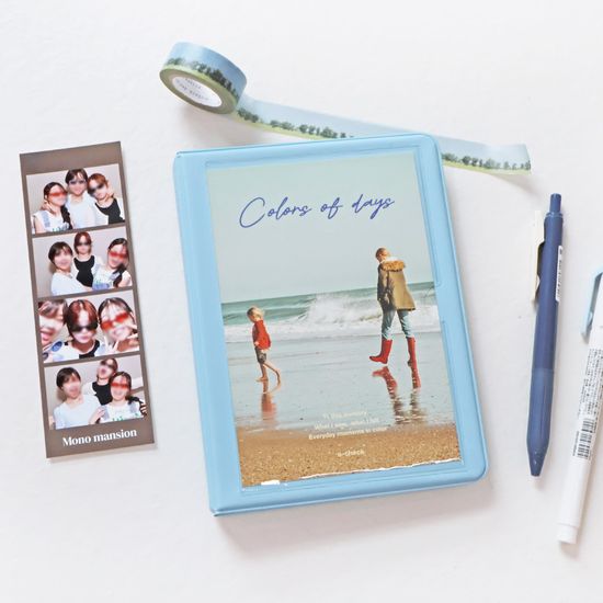 오첵 컬러스오브데이즈 4x6 포토 사진 네컷 앨범