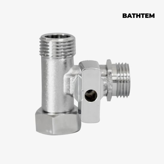 바스템 편리한 잠금형 앵글밸브 (황동)