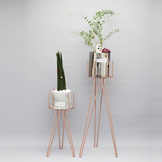 육각 화분 스탠드(L)-14.5(지름) x 40cm