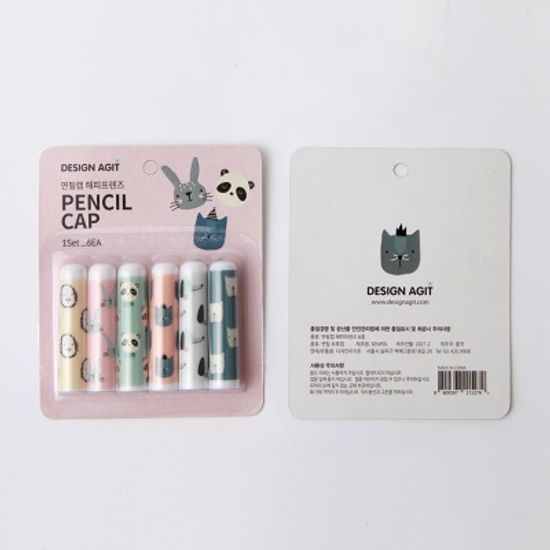 [기성]연필캡 해피프렌즈