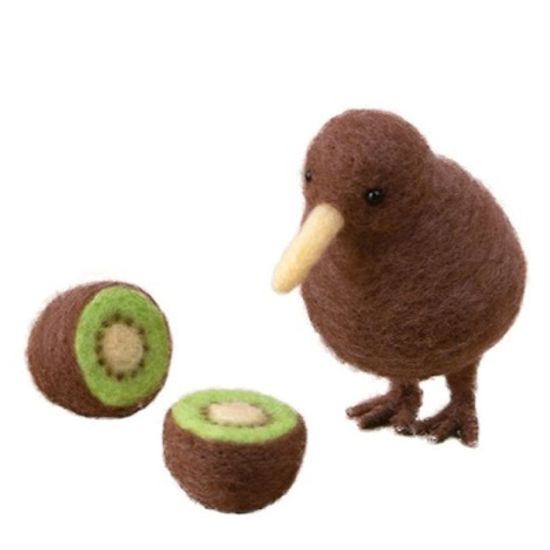 하마나카 아크레루 키위새와 키위 키트 양모펠트