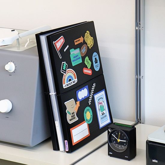 스토리지 A4 클리어 파일 (20매 커스텀스티커) 